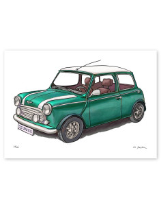 Ilustración "Mini" de Roskow. Reproducción A5