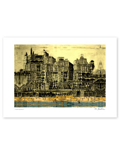 Illustration "Ciudades Imposibles 4" by Roskow. A4, A3...