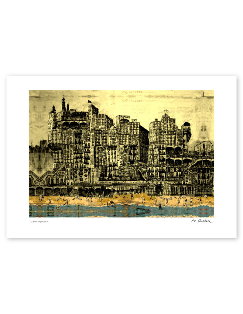 Illustration "Ciudades Imposibles 4" by Roskow....