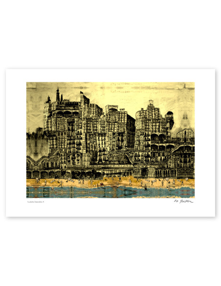 Illustration "Ciudades Imposibles 4" by Roskow. A4, A3 and A2 reproductions