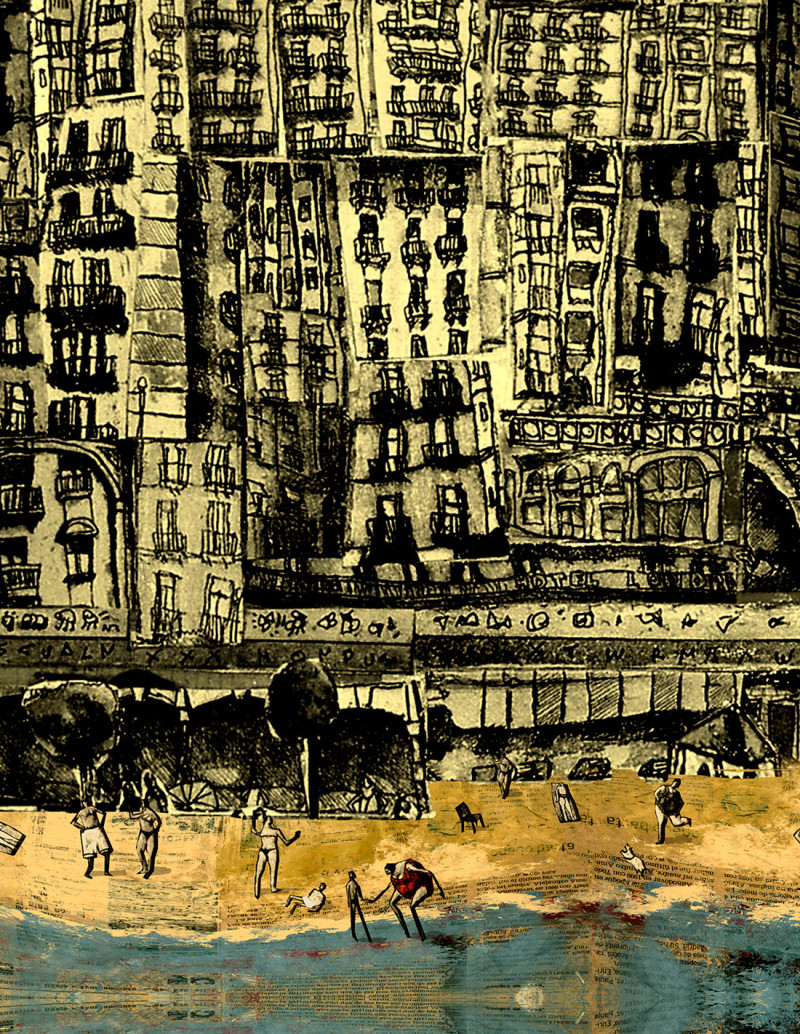Ilustración "Ciudades Imposibles 4" de Roskow....