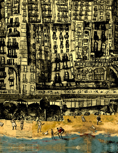Illustration "Ciudades Imposibles 4" by Roskow. A4, A3 and A2 reproductions
