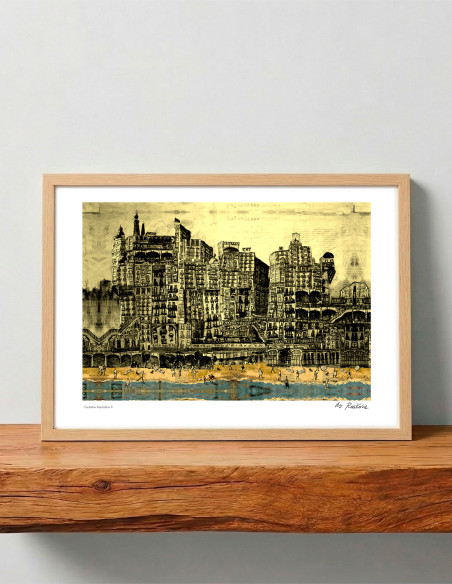 Ilustración "Ciudades Imposibles 4" de Roskow. Reproducciones A4, A3 y A2