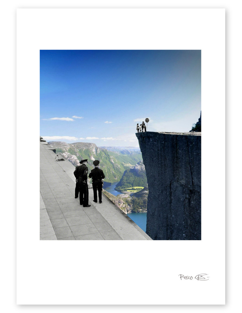 Collage "Acantilado" by Rosco - A4 and A3...