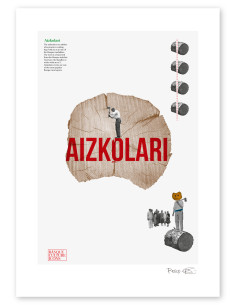 Collage "Aizkolari" by Rosco - A4 and A3 reproductions