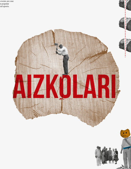 Collage "Aizkolari" de Rosco - Reproducciones A4 y A3