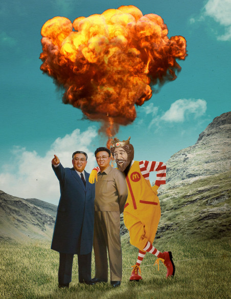 Collage "Burger Kim" by Rosco - A4 and A3 reproductions