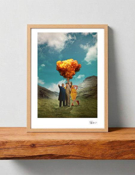 Collage "Burger Kim" by Rosco - A4 and A3 reproductions