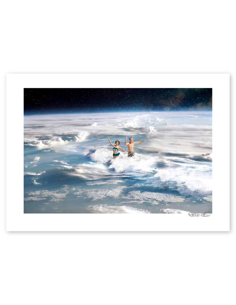 Collage "Chapuzón espacial" de Rosco -...