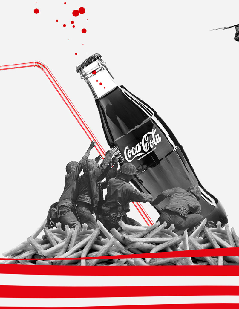 Collage "Coke" by Rosco - A4, A3 and A2...