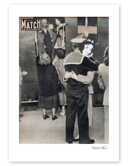 Collage "El adiós Disney" by Rosco - A4 and A3 reproductions