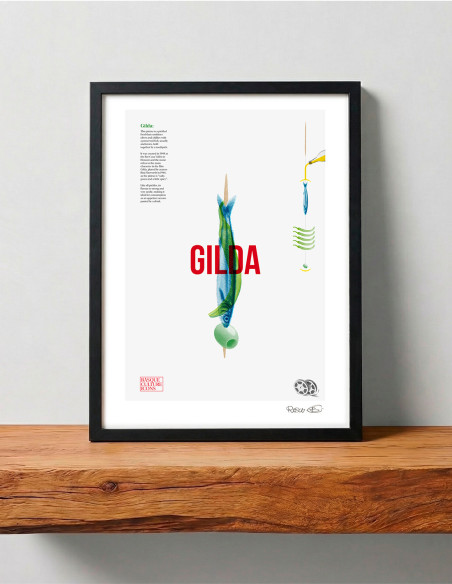 Collage "Gilda" de Rosco - Reproducciones A4 y A3