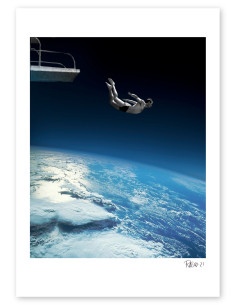 Collage "Jump" by Rosco -  A4, A3 and A2 reproductions