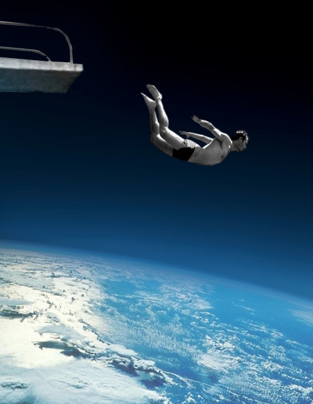 Collage "Jump" de Rosco - Reproducciones A4, A3 y A2