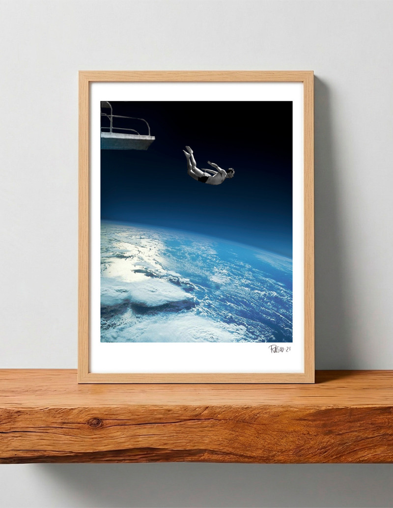 Collage "Jump" by Rosco -  A4, A3 and A2...