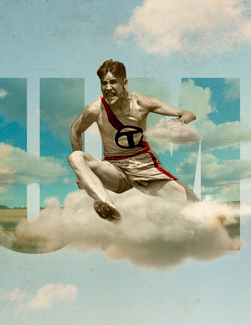 Collage "Jump" by Rosco -  A4, A3 and A2...