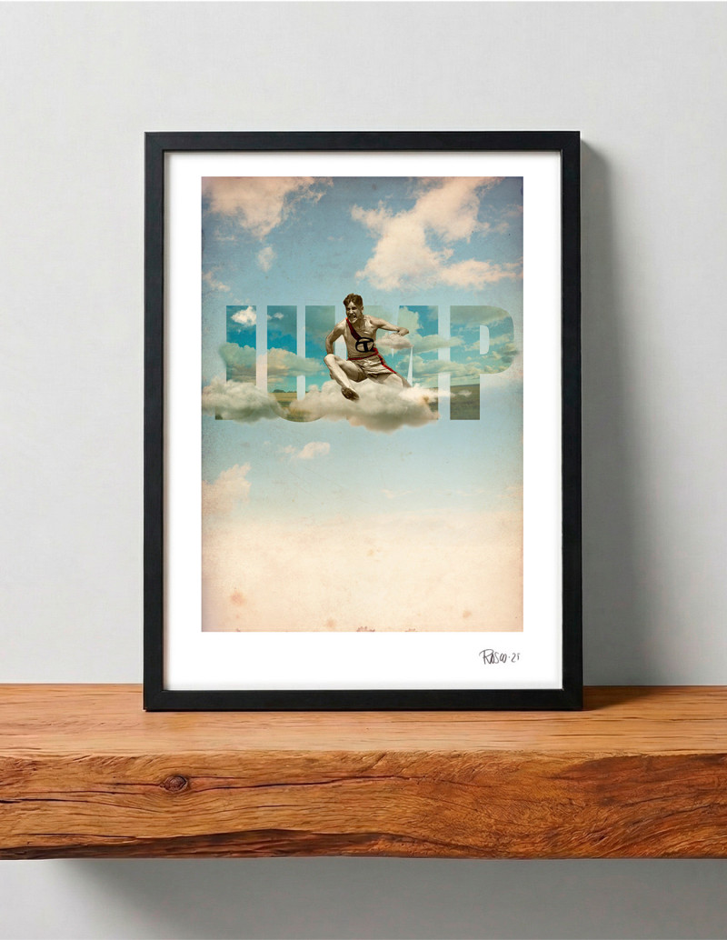 Collage "Jump" by Rosco -  A4, A3 and A2...