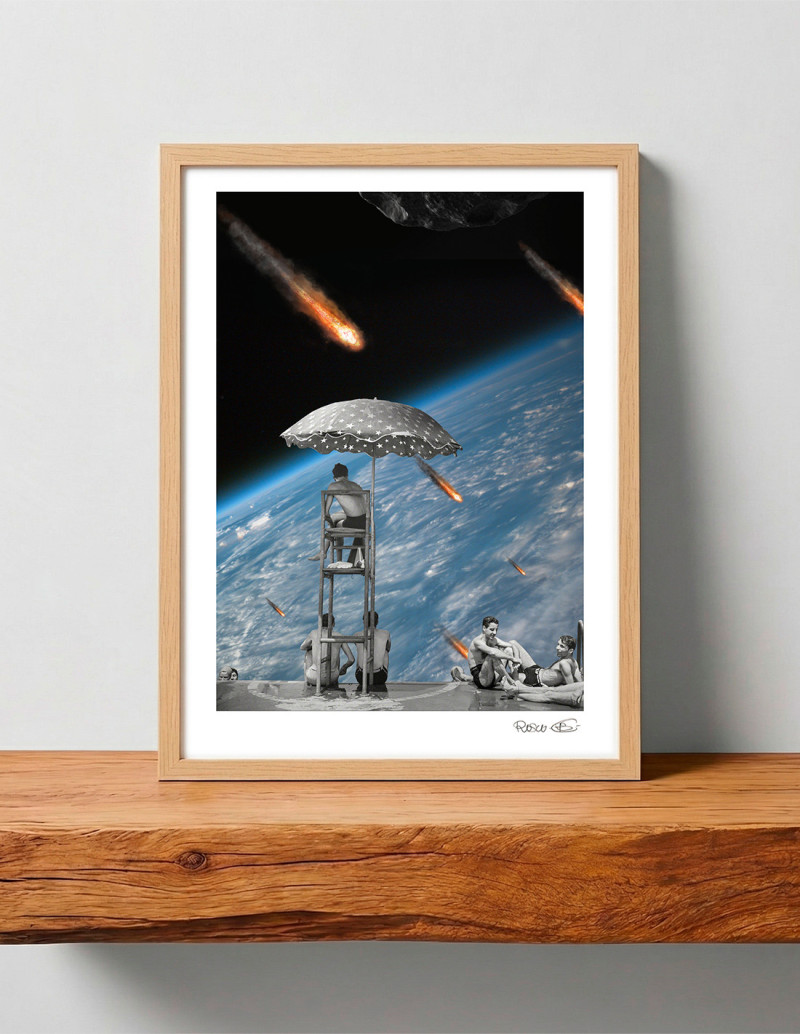 Collage "Meteoros" de Rosco - Reproducciones A4...