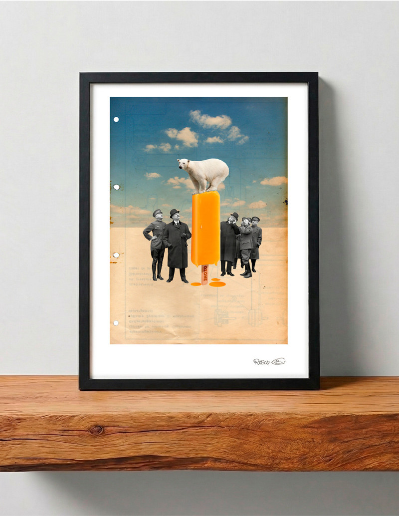 Collage "Ozono" by Rosco - A4, A3 and A2...