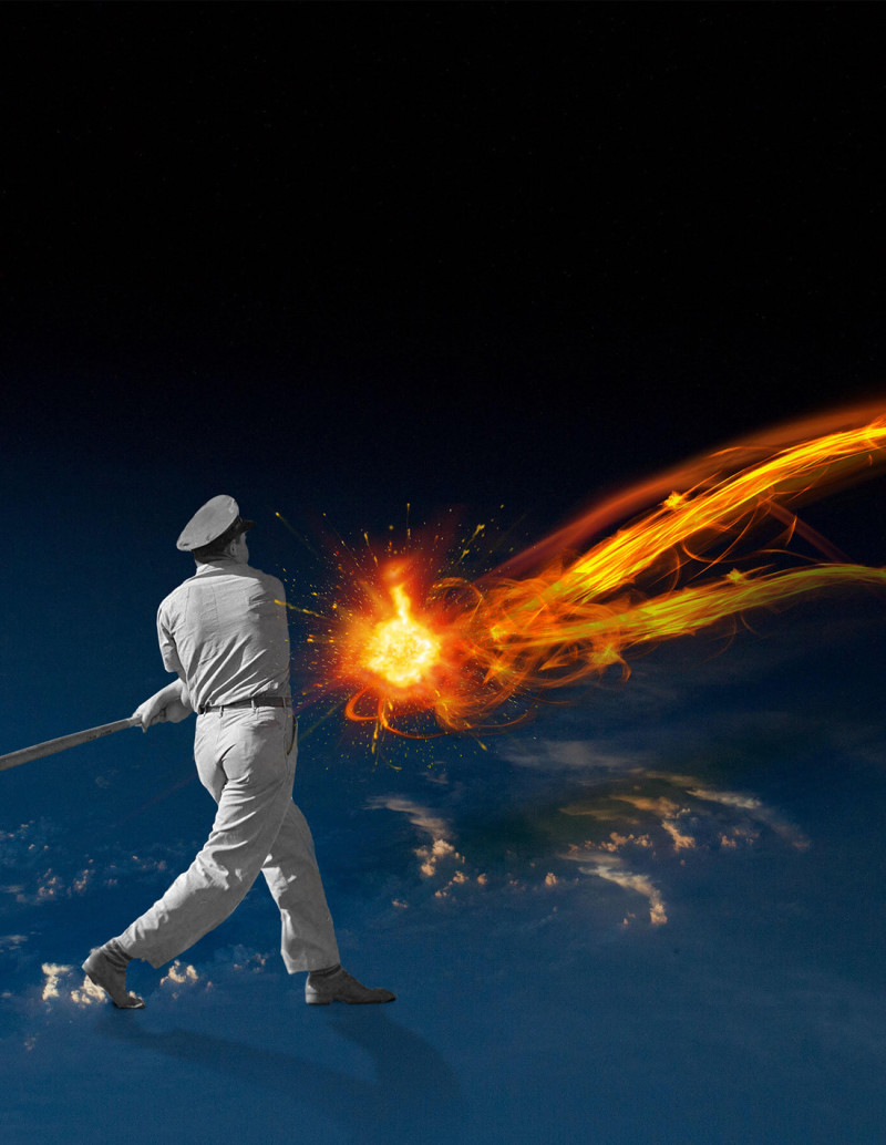 Collage "Porrazo estelar" by Rosco - A4 and A3...