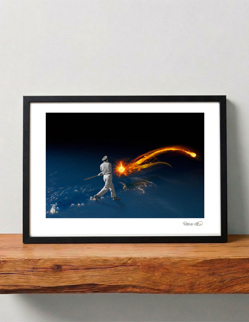 Collage "Porrazo estelar" by Rosco - A4 and A3...