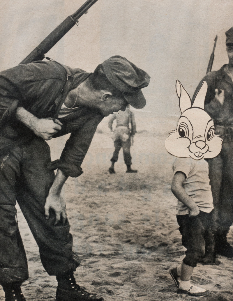 Collage "Rabbit boy Disney" by Rosco - A4 and...