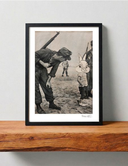 Collage "Rabbit boy Disney" by Rosco - A4 and A3 reproductions