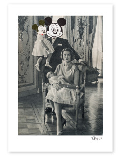 Collage "Realeza Disney 2" de Rosco - Reproducciones A4 y A3