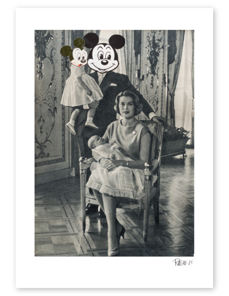 Collage "Realeza Disney 2" by Rosco - A4 and A3 reproductions