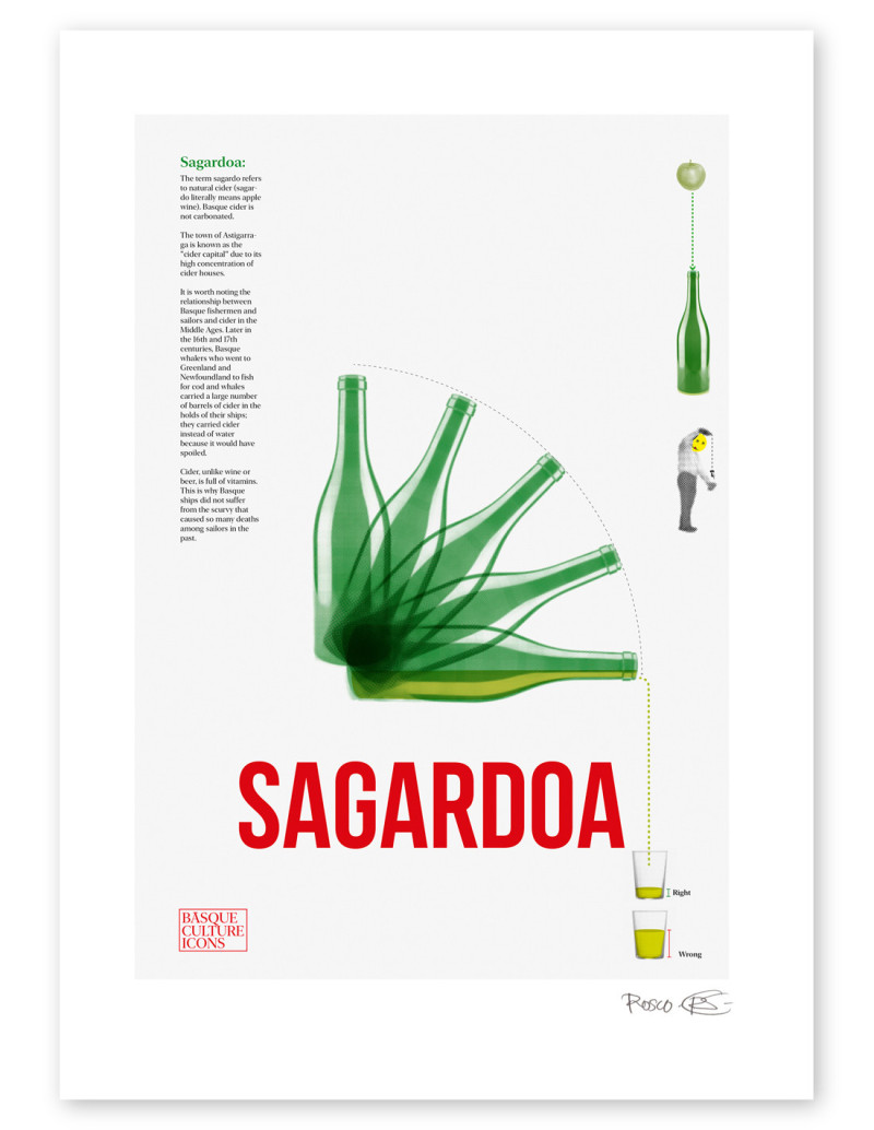 Collage "Sagardoa" by Rosco - A4 and A3...