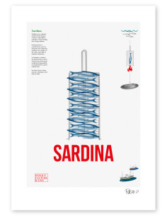 Collage "Sardina" by Rosco - A4 and A3 reproductions