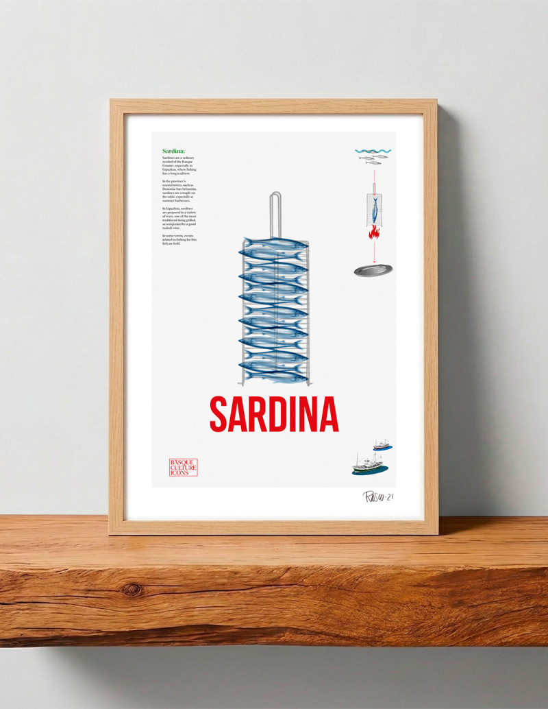 Collage "Sardina" de Rosco - Reproducciones A4...