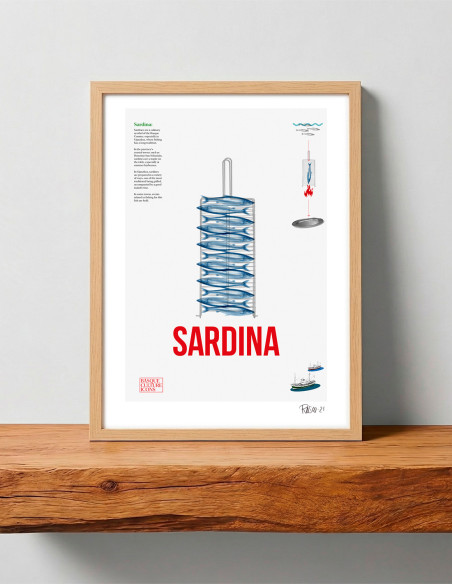 Collage "Sardina" by Rosco - A4 and A3 reproductions
