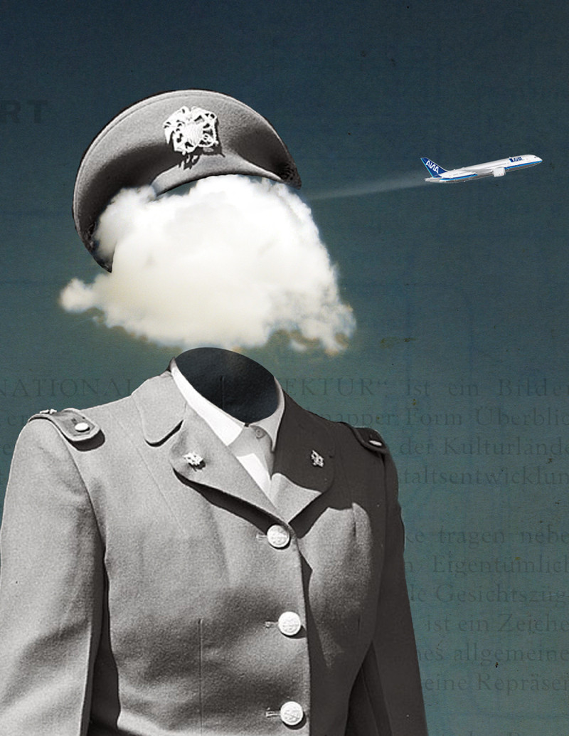 Collage "Smoke" by Rosco - A4 and A3 reproductions