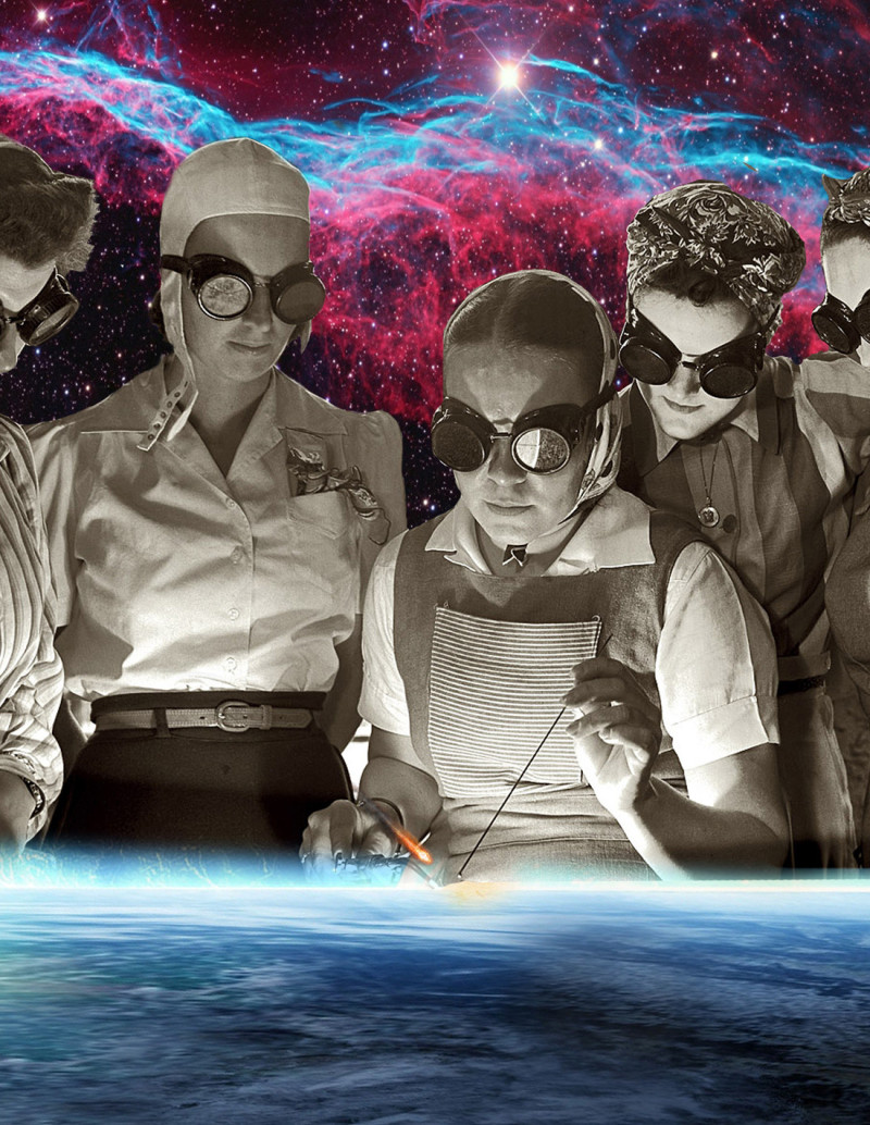 Collage "Space park" by Rosco - A4 and A3...