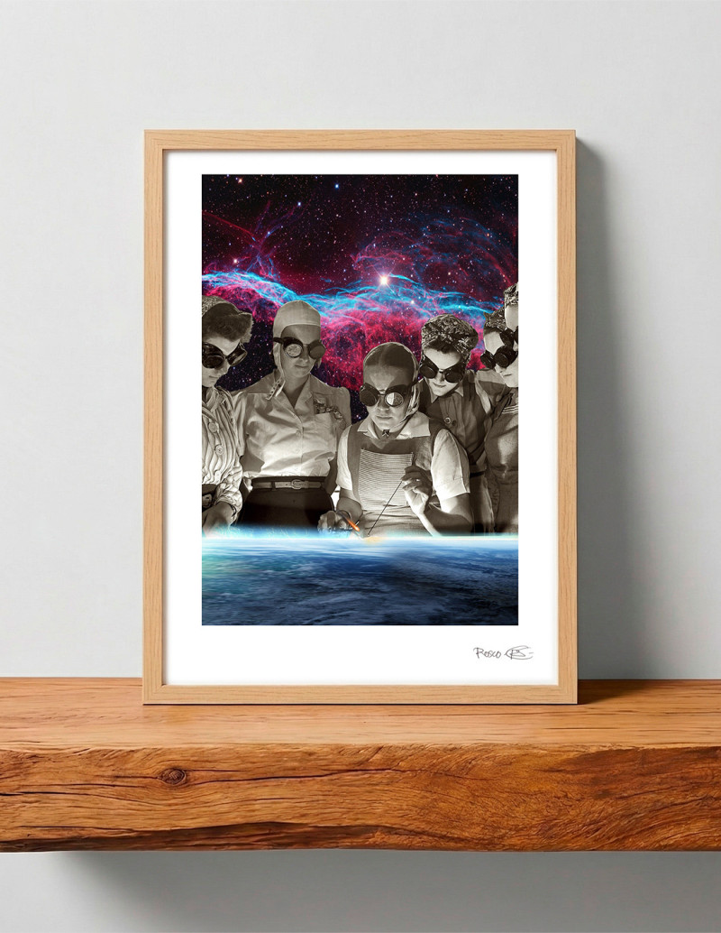 Collage "Space park" by Rosco - A4 and A3...