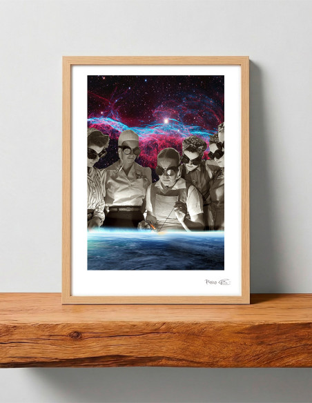 Collage "Space park" by Rosco - A4 and A3 reproductions