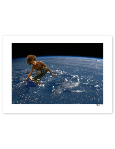 Collage "Space" de Rosco - Reproducciones A4 y A3