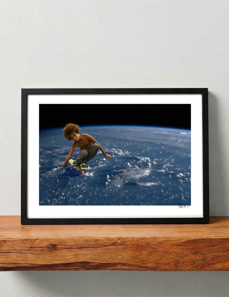 Collage "Space" de Rosco - Reproducciones A4 y A3