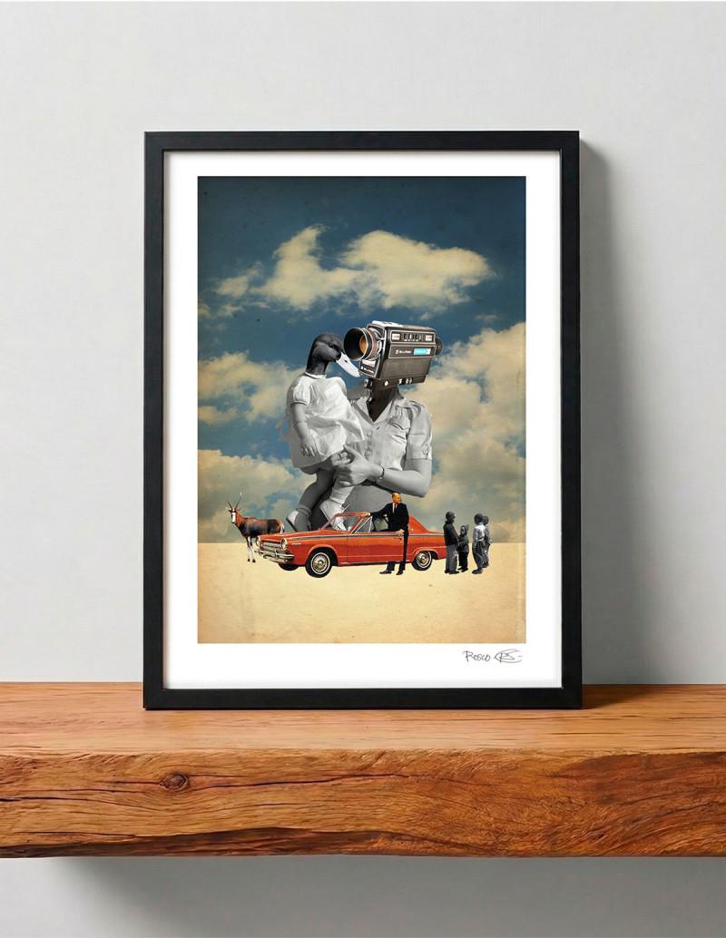 Collage "The Duck" by Rosco - A4 and A3...