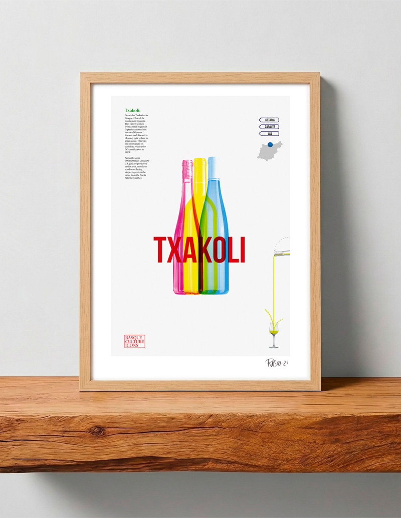 Collage "Txakoli" by Rosco - A4 and A3...