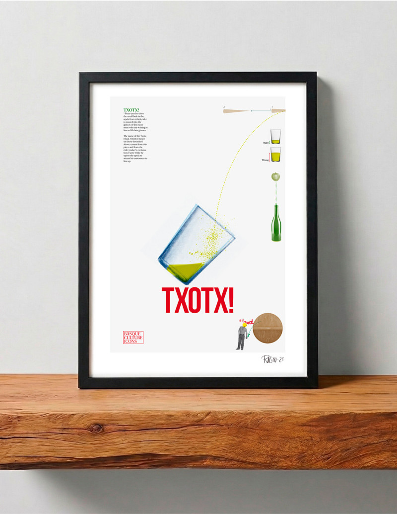 Collage "Txotx" by Rosco - A4 and A3 reproductions