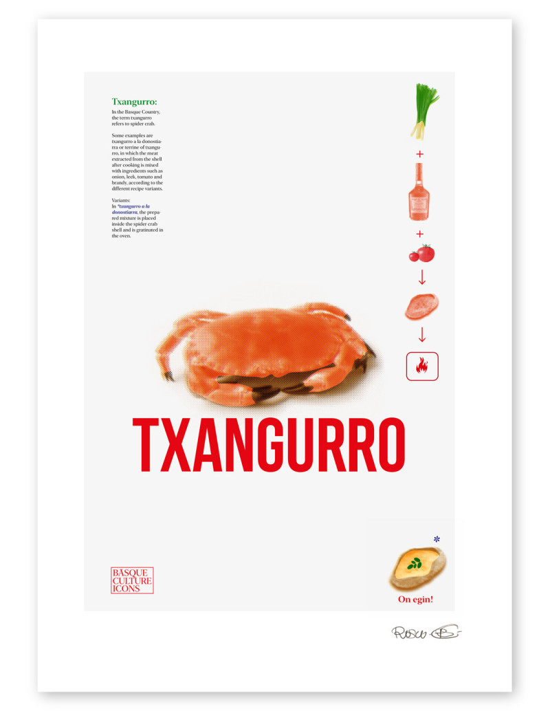 Collage "Txangurro" by Rosco - A4 and A3...