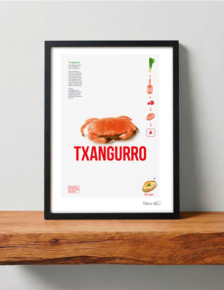 Collage "Txangurro" de Rosco - Reproducciones A4 y A3