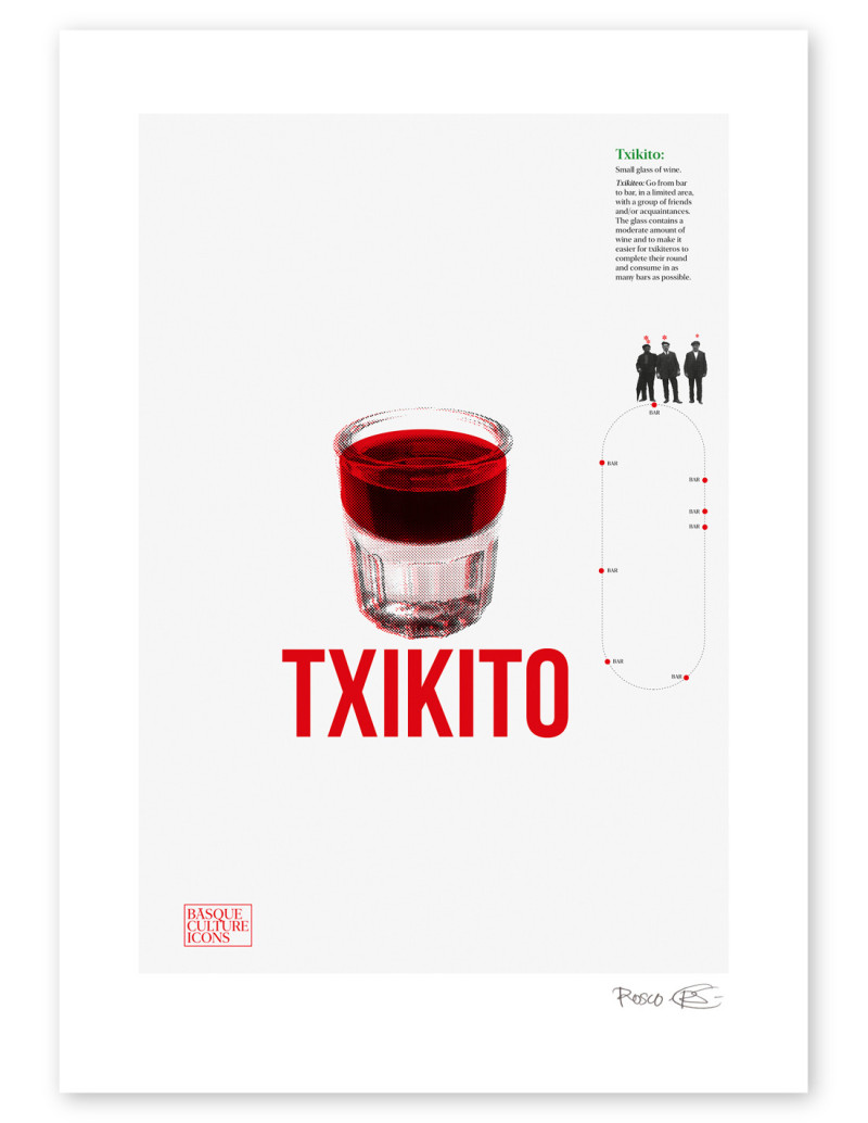 Collage "Txikito" by Rosco - A4 and A3...