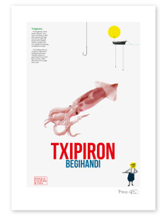 Collage "Txipiron" by Rosco - A4 and A3 reproductions