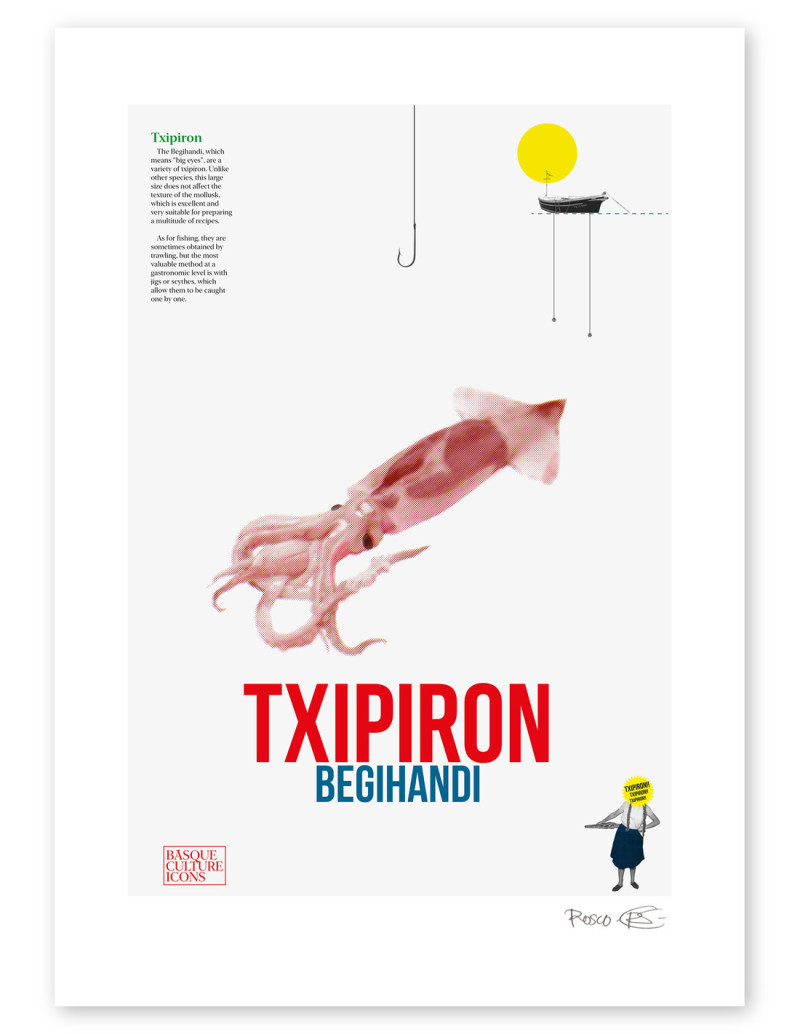 Collage "Txipiron" by Rosco - A4 and A3...
