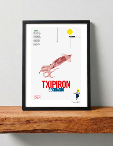 Collage "Txipiron" by Rosco - A4 and A3 reproductions