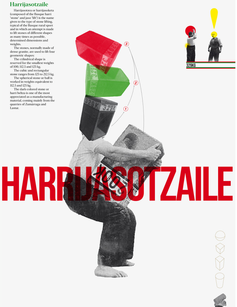 Collage "Harrijasotsaile" de Rosco -...