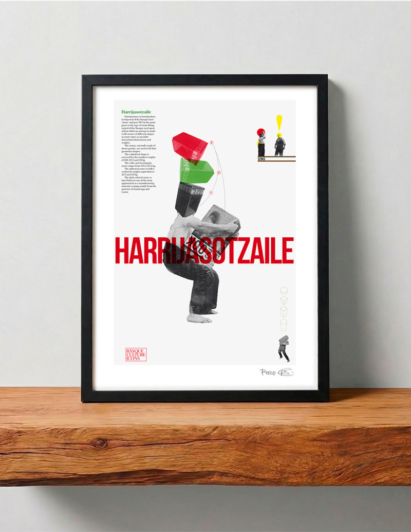 Collage "Harrijasotsailea" by Rosco - A4 and A3...